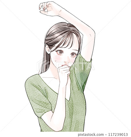 擔心汗味的女人 117239013