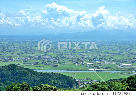 鳥瞰三鄉村與新幹線 117239852