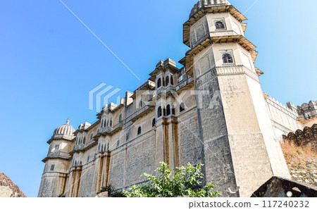 Part of the Kumbalgarh fort, Rajasthan, India 117240232