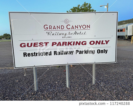 Grand Canyon Railroad Williams Station signboard 117240288