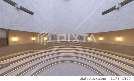 A museum with a distinctive circular shape A museum with a distinctive circular shape 117241533