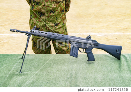 展出的陸上自衛隊89式步槍 117241836