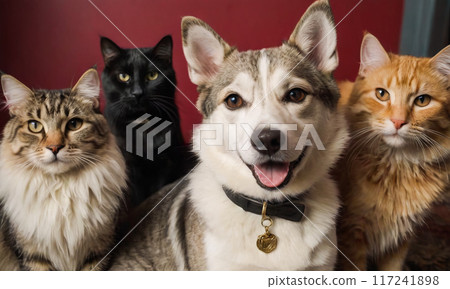 Dogs and cats 117241898