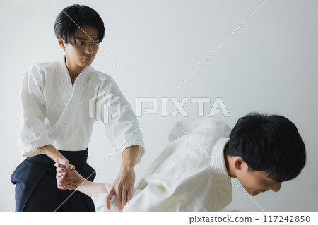 Man in judo uniform Man in judo uniform 117242850