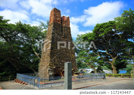 [Yamaguchi Prefecture] Hagi Reverberatory Furnace on a clear day (Meiji Industrial Revolution Heritage Sites of Japan) 117243447