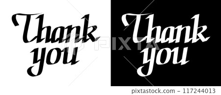 謝謝書法。英文謝謝你手寫的文字。 117244013