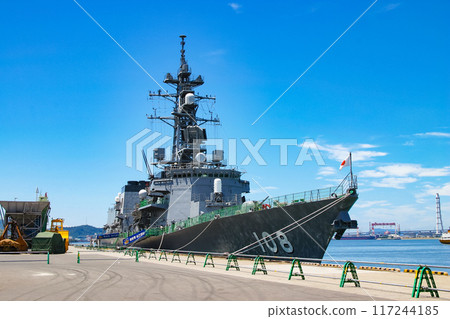 停泊的海上自衛隊驅逐艦 停泊的海上自衛隊驅逐艦 117244185