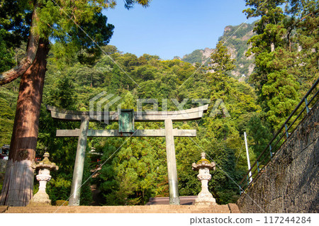 日本群馬縣妙義神社風景妙義山 117244284