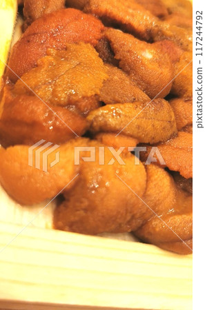 盒裝海膽8的特寫圖 盒裝海膽8的特寫圖 117244792