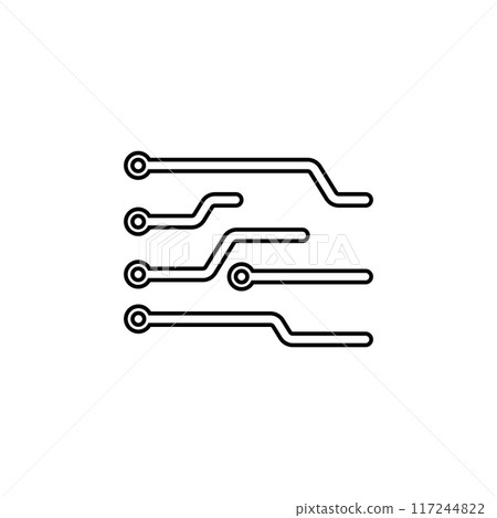 Circuit board icon Circuit board icon 117244822