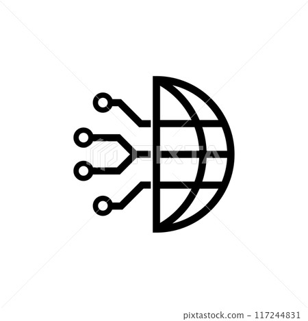 Circuit board icon Circuit board icon 117244831