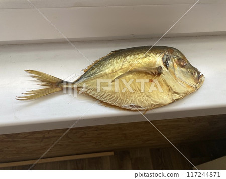 Sea flat dried fish vomer Sea flat dried fish vomer 117244871