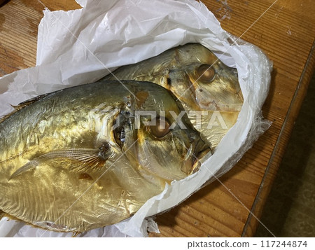 Sea flat dried fish vomer Sea flat dried fish vomer 117244874