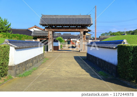 [Yamaguchi Prefecture] Hagi Castle Town on a clear day (Kita no Somon Gate) 117244978