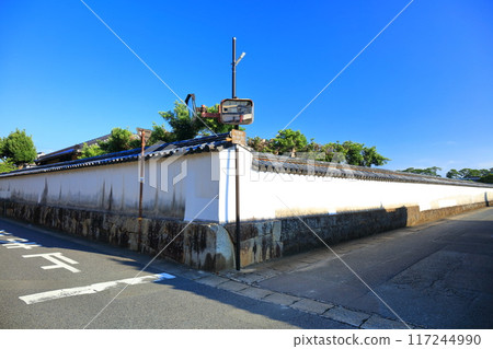 [山口縣]萩城下町的晴天（戶田增田氏故居土牆） 117244990