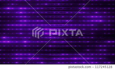 Abstract glowing purple disco wall with light bulbs abstract background 117245128