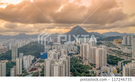 Aug 2 2024 the Kwun Tong District, Kowloon Hong Kong Aug 2 2024 the Kwun Tong District, Kowloon Hong Kong 117246735