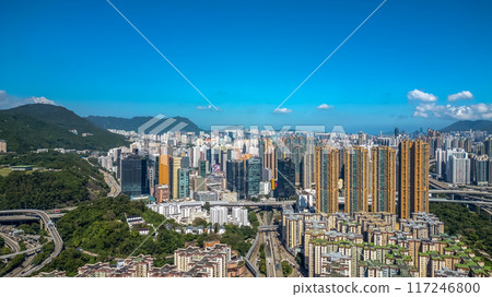 Aug 3 2021 Mei Foo district, West Kowloon Hong Kong Aug 3 2021 Mei Foo district, West Kowloon Hong Kong 117246800