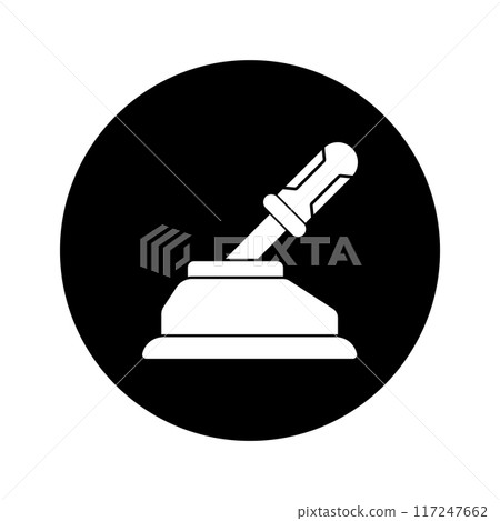 car handbrake icon 117247662