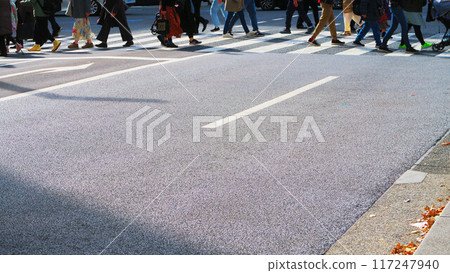 東京行人穿越道的風景 117247940