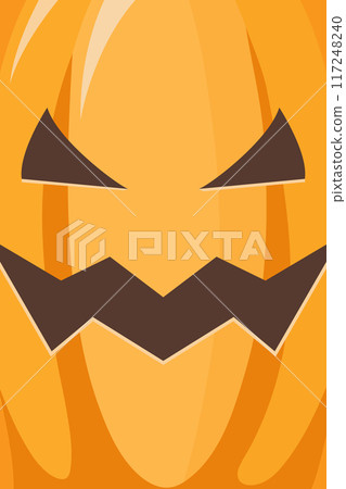Halloween pumpkin face Halloween pumpkin face 117248240
