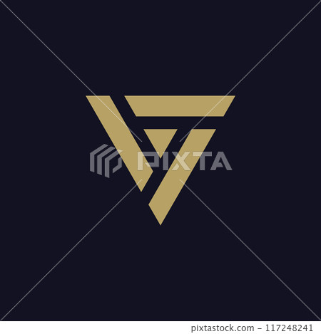 Modern triangle logo Modern triangle logo 117248241