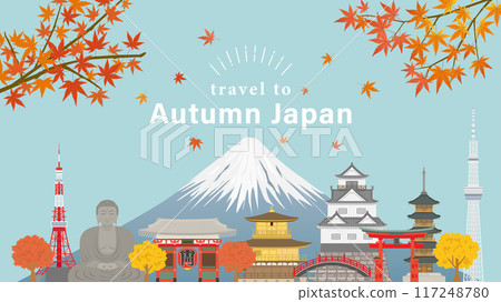 日本秋季城市景觀(全高清 16:9 尺寸) 日本秋季城市景觀(全高清 16:9 尺寸) 117248780