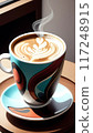 Latte Art 117248915