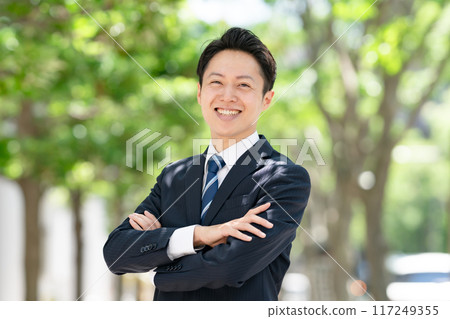 Businessman Middle-aged man Portrait Businessman Middle-aged man Portrait 117249355