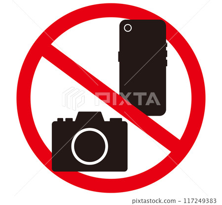 Photo shooting prohibition mark 117249383