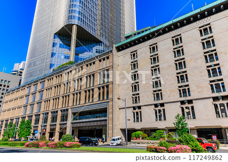 從東京千代田區有樂町日比谷街看到的東京中城日比谷 117249862