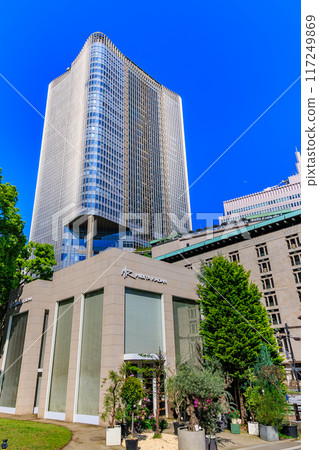 從東京都千代田區有樂町日比谷公園看到的東京中城日比谷 117249869