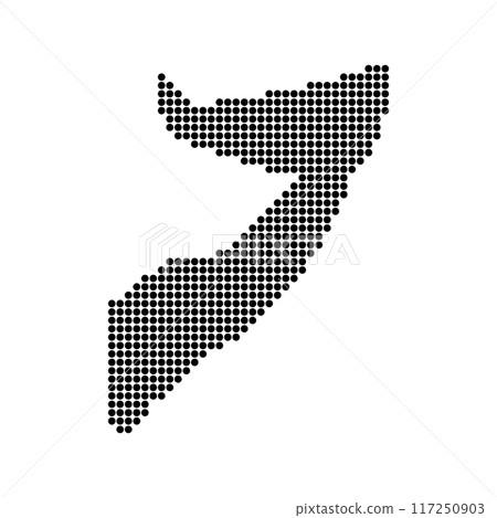 Somalia map icon 117250903
