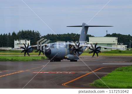 The Airbus A400M "Atlas" descended on the capital's air defense base, "Hyakuri Air Base" The Airbus A400M "Atlas" descended on the capital's air defense base, "Hyakuri Air Base" 117251042