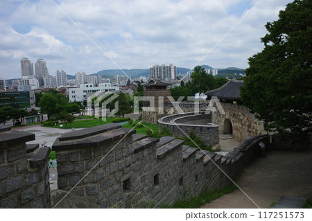 Suwon Hwaseong Fortress Wall and Hwaseomun Gate Suwon Hwaseong Fortress Wall and Hwaseomun Gate 117251573
