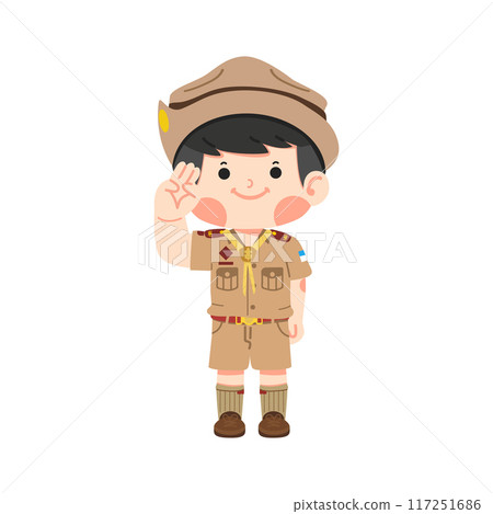 boy scout thai making boy scout emblem boy scout thai making boy scout emblem 117251686