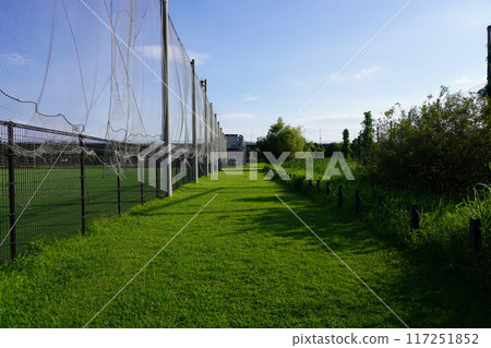 The lawn next to Shin-Yokohama Park Stadium The lawn next to Shin-Yokohama Park Stadium 117251852