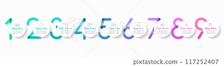 Infographic design template with place for your data. Vector illustration. 117252407