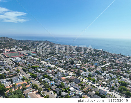 Aerial view of over La Jolla, San Diego, California, USA Aerial view of over La Jolla, San Diego, California, USA 117253049