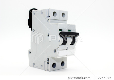 A picture of MCB isolated on white background 117253076