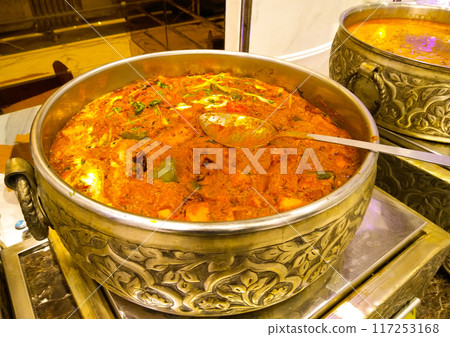 A picture of Paneer recipe with selective focus A picture of Paneer recipe with selective focus 117253168