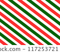 聖誕色彩的斜條紋背景材料 117253721
