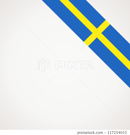 Corner ribbon flag of Verona and Toulon 117254015