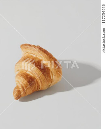 close up of fresh croissant 117254936