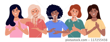 World Day Deaf. Deaf and mute people communicate in sign language. International Day of Sign Languages. World Day Deaf. Deaf and mute people communicate in sign language. International Day of Sign Languages. 117255438