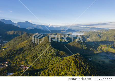 aerial view of Yuchi landscape 117256366