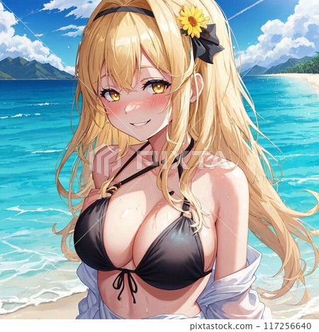 泳裝金髮巨乳美女 泳裝金髮巨乳美女 117256640
