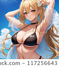 泳裝金髮巨乳美女 117256643