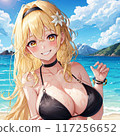 泳裝金髮巨乳美女 117256652