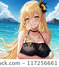 泳裝金髮巨乳美女 117256661